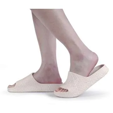 Weweya Non-Slip Shower Slippers for Men Women