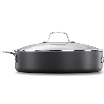 Calphalon Classic Hard-Anodized Nonstick 5-Quart Sauté Pan with Cover