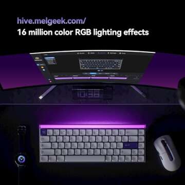 MelGeek MADE68 Air - Low-Profile Hall Effect Gaming Keyboard