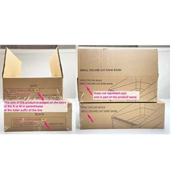 Sfozstra Open Litter Box,Prevent Sand Leakage, Durable High Side Sifting Litter Box for Small Cats,Enclosed,Secure and Odor Litter Box, Removable Litter Box, Easy to Clean(Pink M)