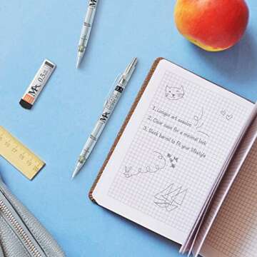 MozArt Mechanical Pencil Set - 4 Sizes with Refills and Case