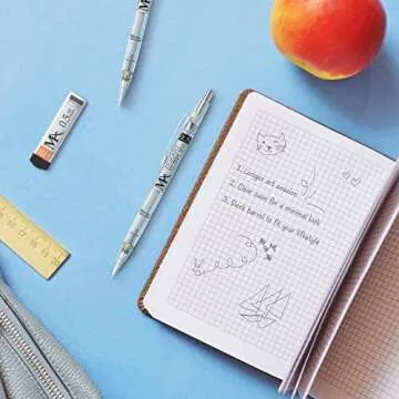 MozArt Mechanical Pencil Set - 4 Sizes with Refills and Case