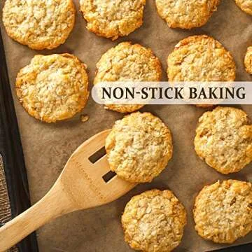 VITEVER Parchment Paper Sheets, Unbleached Parchment Baking Sheets, Precut Parchment Paper 12 x 16 IN, Non-Stick Parchment Paper for Baking Grilling Air Fryer Steaming Bread Cake Cookie - 50 Count