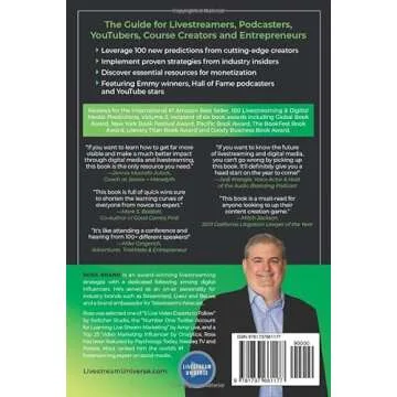 100 Livestreaming & Digital Media Predictions, Volume 4: Top Content Creators Help You Succeed in an...