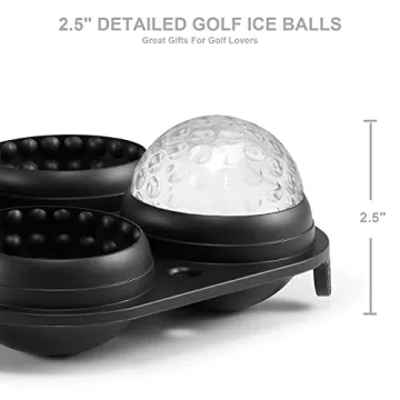 ACOOKEE Golf Ball Ice Maker Mold for Cocktails and Spirits