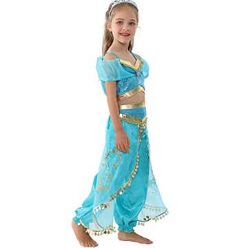 Dressy Daisy Toddler Girls Princess Dress Up Costumes Halloween Party Fancy Dress Size 4T, Style A