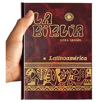 La Biblia Latinoamericana Letra Grande Cartone con Uneros Spanish Edition Assorted Colors