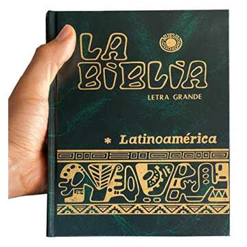 La Biblia Latinoamericana Letra Grande Cartone con Uneros Spanish Edition Assorted Colors
