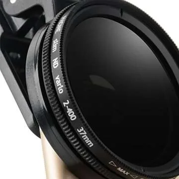 Zomei 37mm ND Circular Filter for iPhone & Samsung Smartphones