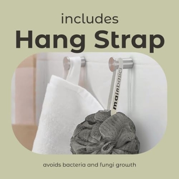 Premium 3-Pack Loofah Sponges Gentle Exfoliation Rich Lather