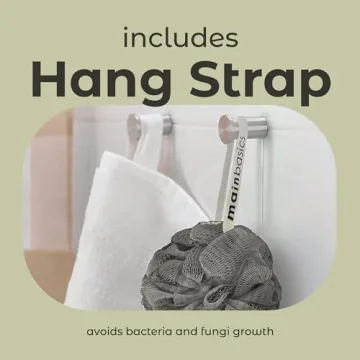 Premium 3-Pack Loofah Sponges Gentle Exfoliation Rich Lather