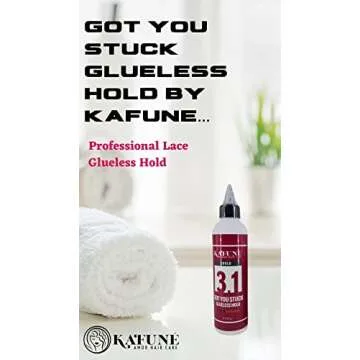 Kafune Amor Hair Care's Got You Stuck Glueless Hold: Perfect for Front Lace Wigs, Temporary Hold, Glueless, All Day Hold Lace Glue for Wigs and Toupee, Ideal for Wig and Baby Hair Styling