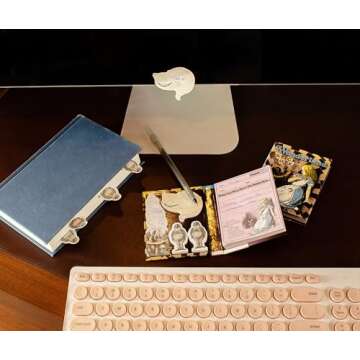 The Unemployed Philosophers Guild Alice in Wonderland Sticky Notes - Cheshire Cat and Other Character Themed 3.25" by 4.25" Booklet with Self-Sticky Individual Notes Inside