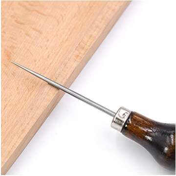 VIUJUH Awl - Premium Wood Handle Sewing Tool