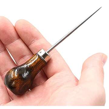 VIUJUH Awl - Premium Wood Handle Sewing Tool