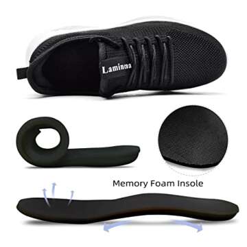 Lamincoa Women’s Slip On Walking Shoes - Lightweight Sneakers