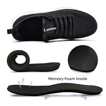 Lamincoa Women’s Slip On Walking Shoes - Lightweight Sneakers