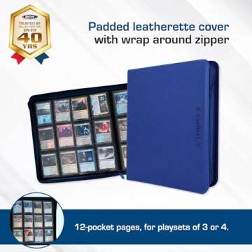 Premium Trading Card Storage Binder - 480 Card Capacity