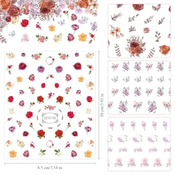 Nail Art Rhinestones Set with Stickers and Tools for Easy Application