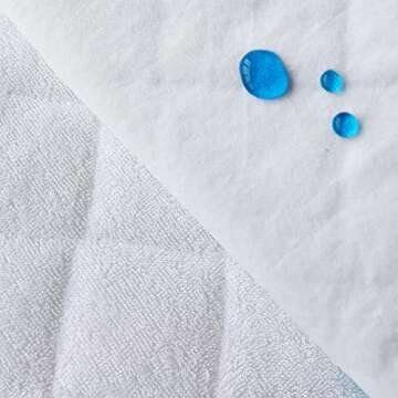 Biloban Bassinet Mattress Protector, Soft and Waterproof