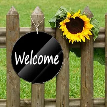 16 Pieces Clear Circle Acrylic 0.08 Inch Thick Round Acrylic Blanks Discs Panel for Picture Frame Painting DIY Crafts(4 Inch/ 10.16 cm,Black)