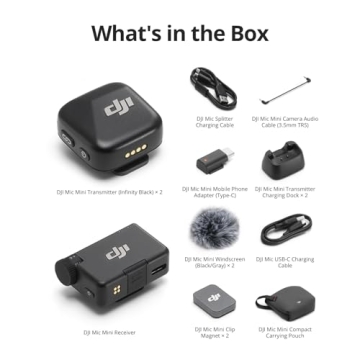 DJI Mic Mini Wireless Lavalier System for Creators