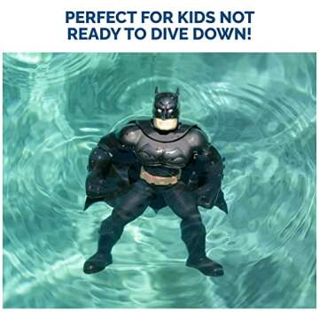 Swimways DC Batman Floatin' Figures, Swimming Pool Accessories & Kids Pool Toys, Batman Party Supplies & Water Toys for Kids Aged 3 & Up, Batman & Joker 2-Pack