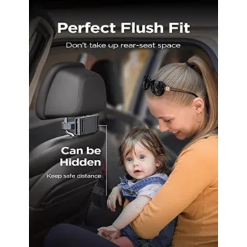 LISEN Adjustable Tablet Mount for Car Headrest - Ideal for Kids