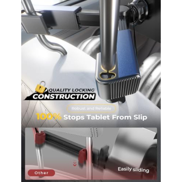 LISEN Adjustable Tablet Mount for Car Headrest - Ideal for Kids