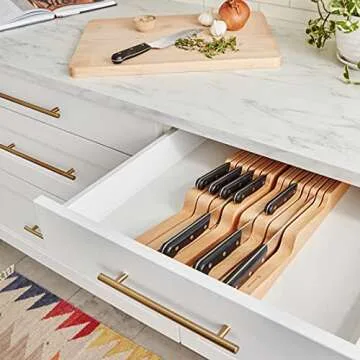 WÜSTHOF In Drawer Knife Storage Holds 14 Knives Safely