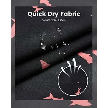 Stylish Quick-Dry Swim Trunks with Compression Liner for Men