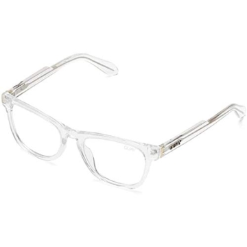 Quay HARDWIRE MINI Clear Blue Light Glasses for Trendy Protection