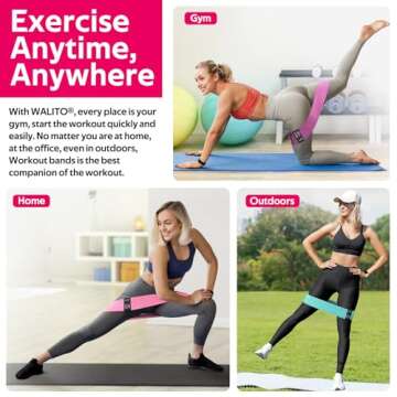 WALITO Resistance Bands – Perfect for Glutes & Legs