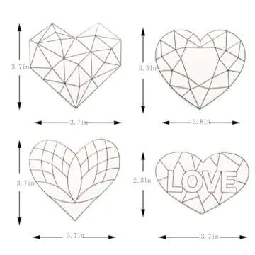 28 Sets Heart Suncatchers for Windows Hanging Glow in The Dark Valentine's Day Suncatcher Decoration Window Paint Art Craft Sun Catchers for Kids Mother's Day Gift Valentine Classroom Art Project