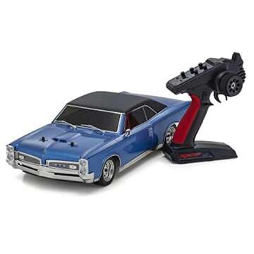 Kyosho Fazer Mk2 1967 Pontiac GTO Blue KYO34431T2 Cars Elec RTR 1/10 On-Road