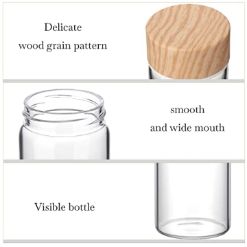 Nuogo 6 Pack Glass Bottles - Reusable Juicing Containers