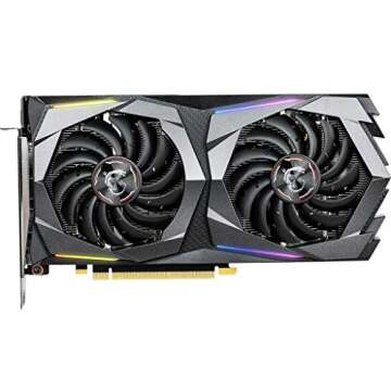 MSI Gaming GeForce GTX 1660 Ti 192-bit HDMI/DP 6GB GDRR6 HDCP Support DirectX 12 Dual Fan VR Ready O...