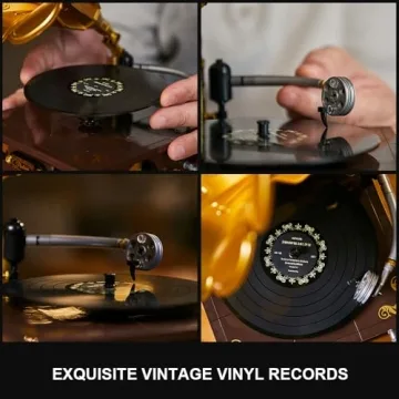 PANTASY Retro Phonograph Building Set for Music Lovers