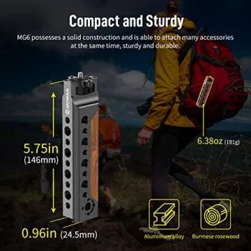 Moman Gimbal Handle for WBS MG6 - Pro Filming Accessory