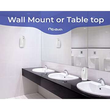 Automatic Air Freshener Spray Dispenser 2-Pack - Versatile Freshness for Anytime Use