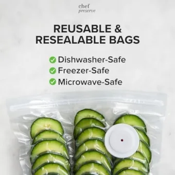 Chef Preserve Vacuum Sealer (Vacuum Sealer + 30 Bags)