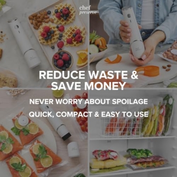 Chef Preserve Vacuum Sealer (Vacuum Sealer + 30 Bags)