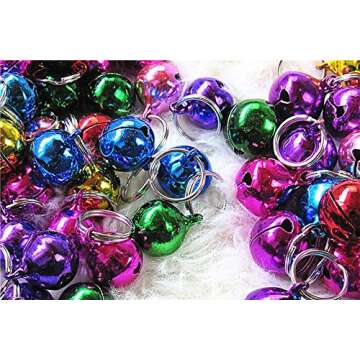 DEVILMAYCARE 7 Metal Jingle Bells for Pets & Crafts
