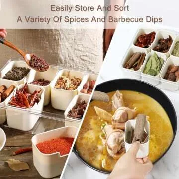 ANCKNE Divided Serving Tray with Lid and Handle, Snackle Box Charcuterie Container for Portable Snack Platters, Clear Storage Organizer for Candy,Fruits,Nuts,Snacks, Perfect for Party, Entertaining