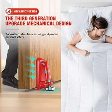 Portable Door Jammer for Enhanced Home Security and Travel