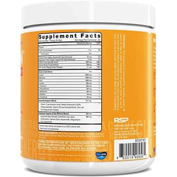 RSP AminoLean Recovery - Post Workout BCAAs Amino Acids Supplement + Electrolytes, BCAAs and EAAs fo...