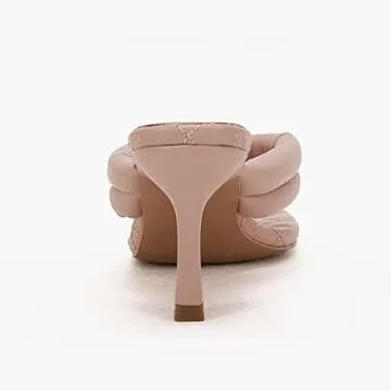 Rilista Women's Quilted Thong Heels - Stylish Comfort Sandals