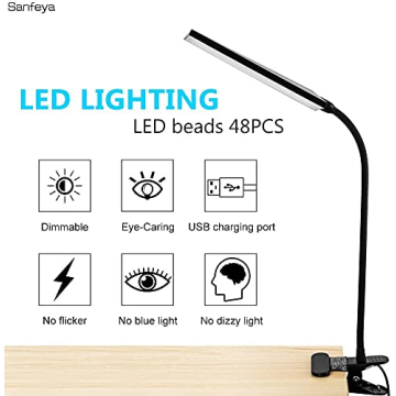 Vansuny LED Desk Lamp with Adjustable Light Modes