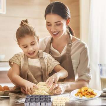 AIERSA Gold Fish Cracker Cutter,25 Cavity Fish Cookie Cutter,Mini Gold Fish Shapes Molds for Cookie,Non-stick Dough, Stainless Steels Cookie Cutters Mold for Baking