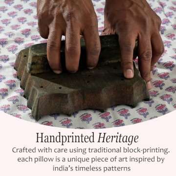 CPC Pink Sapphire Ruffle Pillows for Living Room Decor